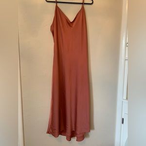 Abercrombie satin slip dress